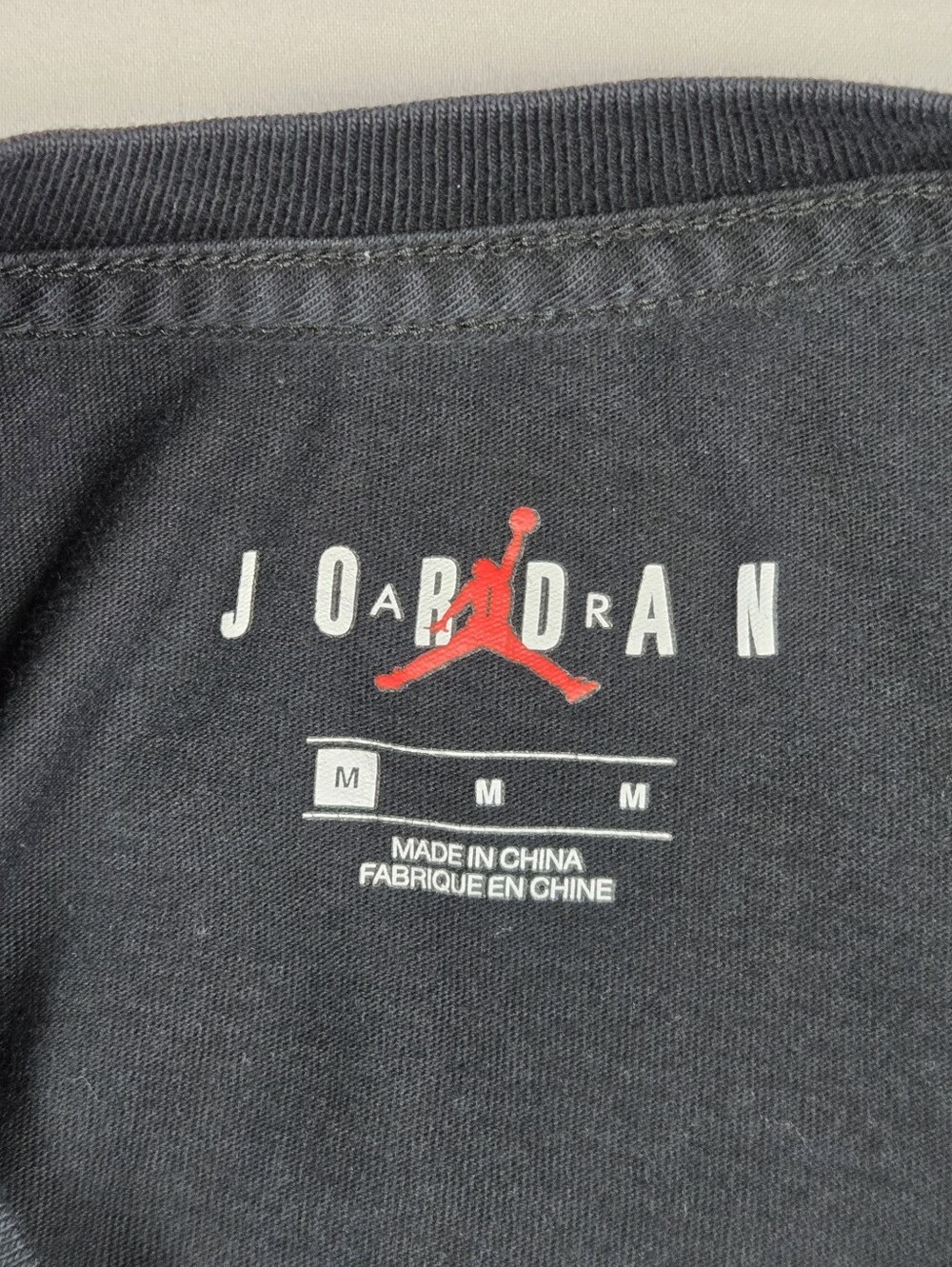 Jordan Legacy AJ6 Retro Long Sleeve Tee Black Red Medium - Picture 5 of 9